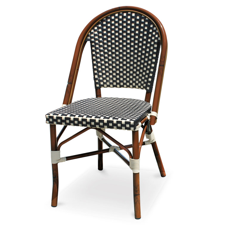August Grove® Dolly Stacking Patio Dining Chair & Reviews Wayfair